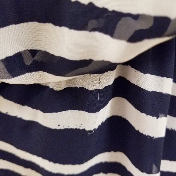 💖3 for $10  - LUSH Navy & White Stripe Dress - XL - Picture 6 of 14